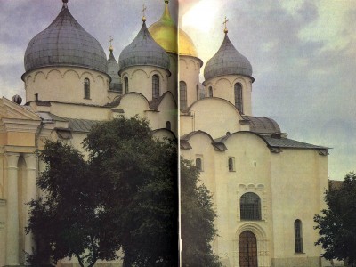Cathedral of St. Sophia in Novgorod. 1045. General view