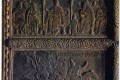 Relief carving on Ivan the Terrible’s throne in the Assumption Cathedral of the Moscow Kremlin depicting subjects from The Tale of the Princes of Vladimir 1551